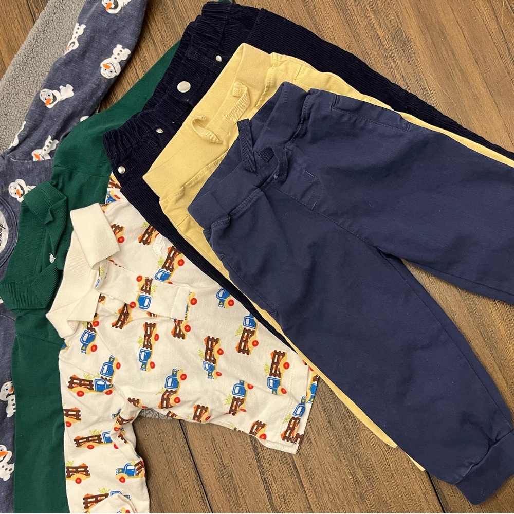 Lot of Brand New Monica & Andy boys clothes 12-18 mos